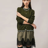 Moteriškas kardiganas su angoros vilna