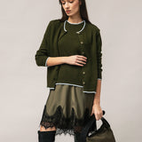 Moteriškas kardiganas su angoros vilna