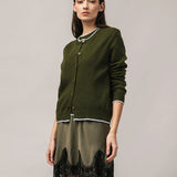 Moteriškas kardiganas su angoros vilna