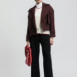 Moteriškas kardiganas su angoros vilna