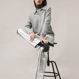 Moteriškas polo megztinis su angoros vilna