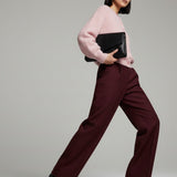 Moteriškas megztinis su moheros vilna