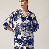 Moteriška marškininė suknelė su šilku