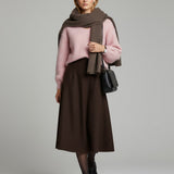 Moteriškas megztinis su moheros vilna