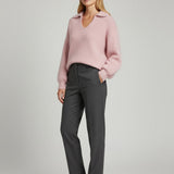 Moteriškas megztinis su moheros vilna