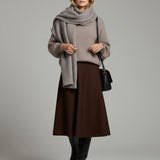 Moteriškas megztinis su moheros vilna