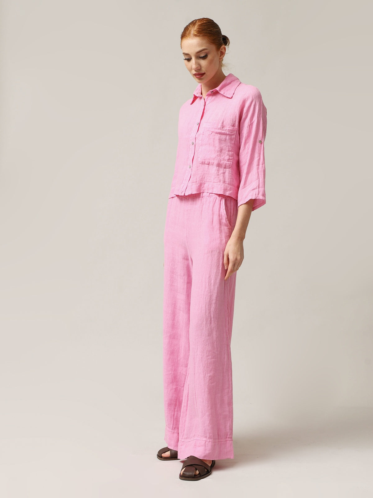 Moteriškos kelnės, Capsule Collection, 100% linas