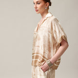 Moteriški polo marškinėliai su šilku