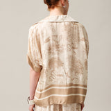 Moteriški polo marškinėliai su šilku