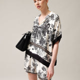 Moteriški polo marškinėliai su šilku