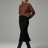 Moteriškas megztinis su alpakos jauniklių vilna