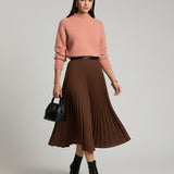 Moteriškas megztinis su alpakos jauniklių vilna