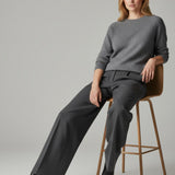 Moteriškas megztinis su alpakos jauniklių vilna