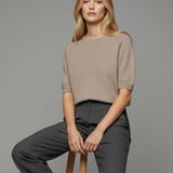 Moteriškas megztinis su alpakos jauniklių vilna