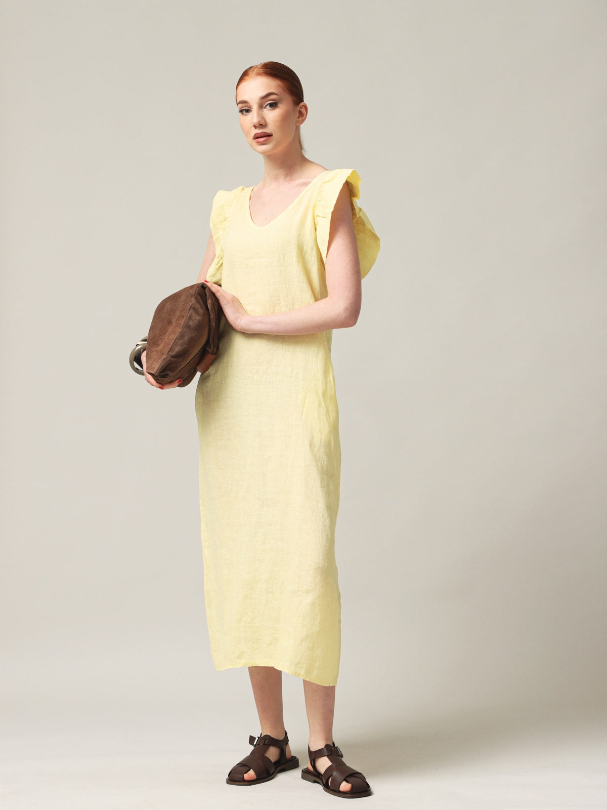 Moteriška suknelė, Capsule Collection, 100% linas