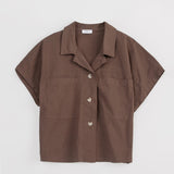 Moteriški marškiniai trumpomis rankovėmis