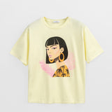 Moteriški marškinėliai trumpomis rankovėmis