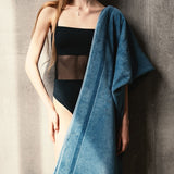 Didelis veliūrinis rankšluostis – 90 x 170 cm