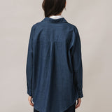 Moteriški džinsiniai marškiniai