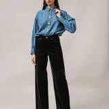 Moteriški džinsiniai marškiniai