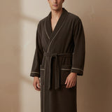 Rinkinys: chalatas ir vonios kilimelis, 50x85 cm